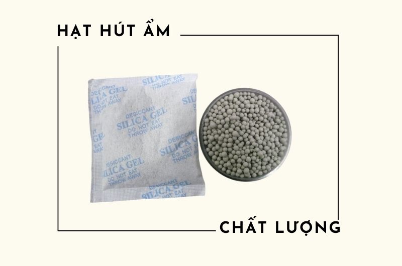 tui hat am chinh hang 6 Hạt hút ẩm clay