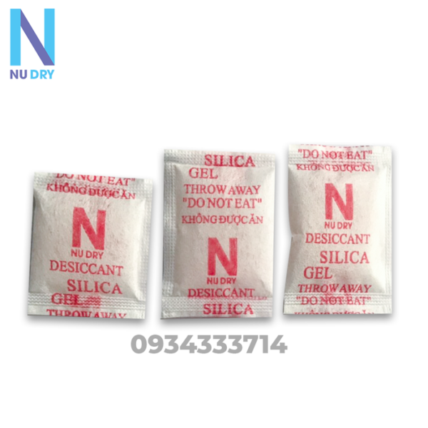 hạt hút ẩm silica gel 1g 3