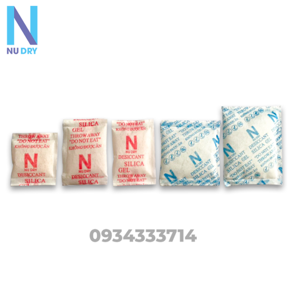 hạt hút ẩm silica gel 3g 2