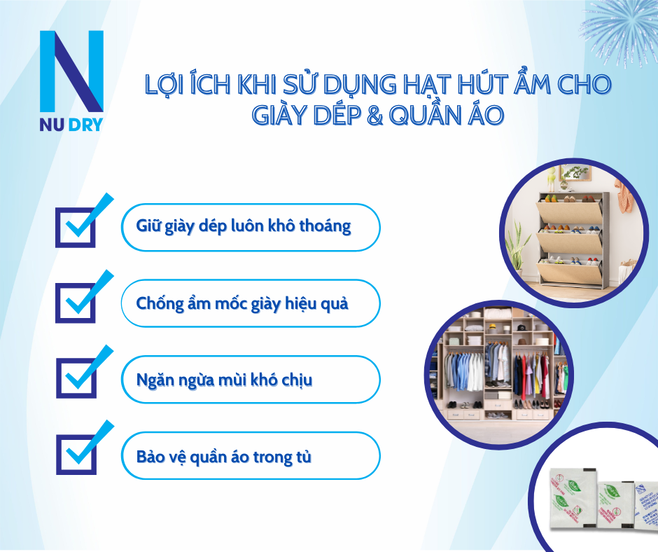 Những lợi ích của túi hút ẩm 