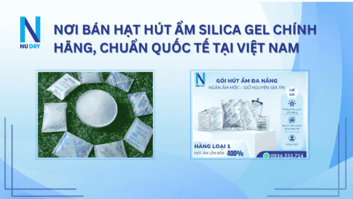 Nơi bán hạt hút ẩm Silica Gel chính hãng