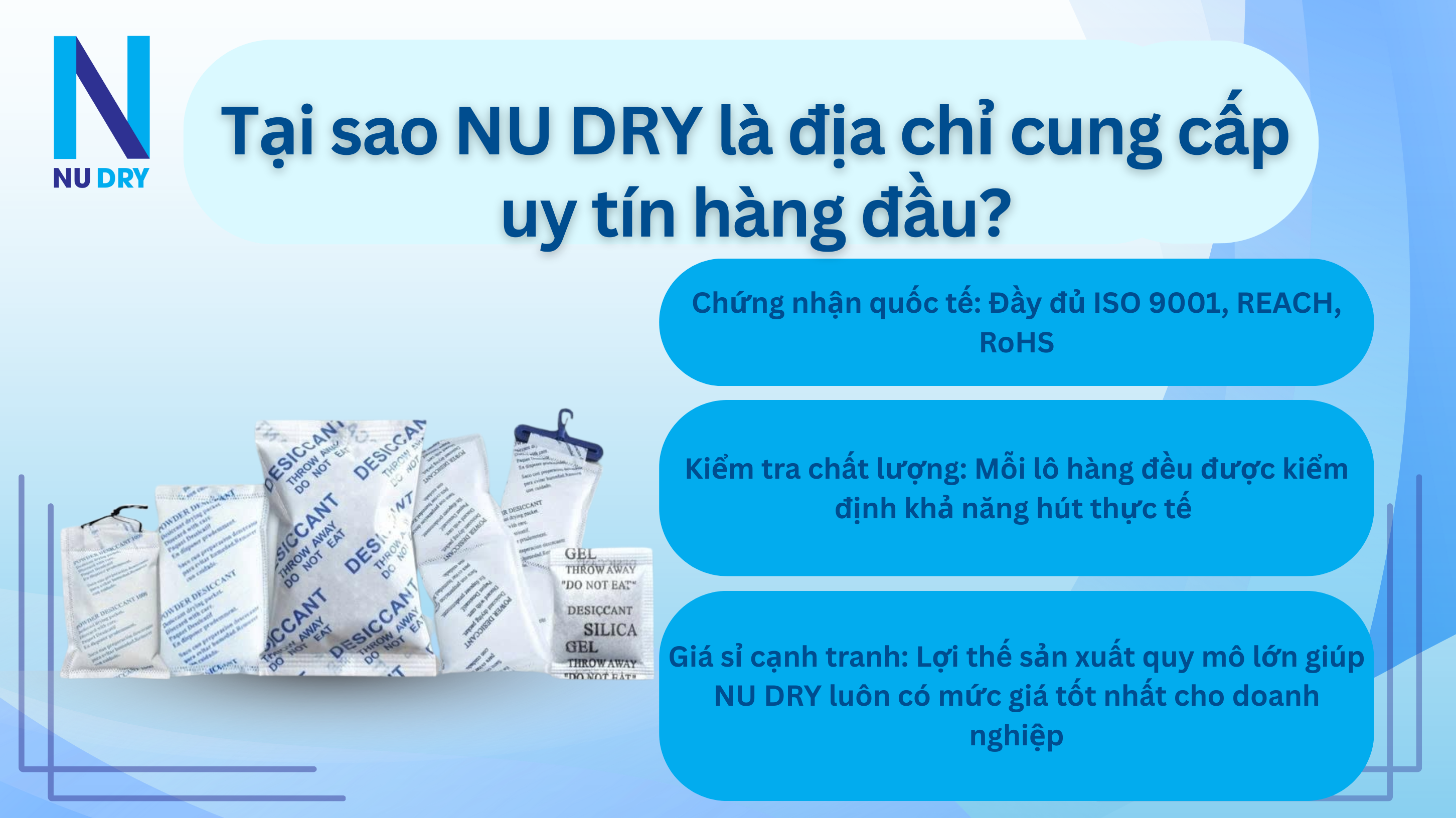 Tại sao nên chọn Nu Dry 