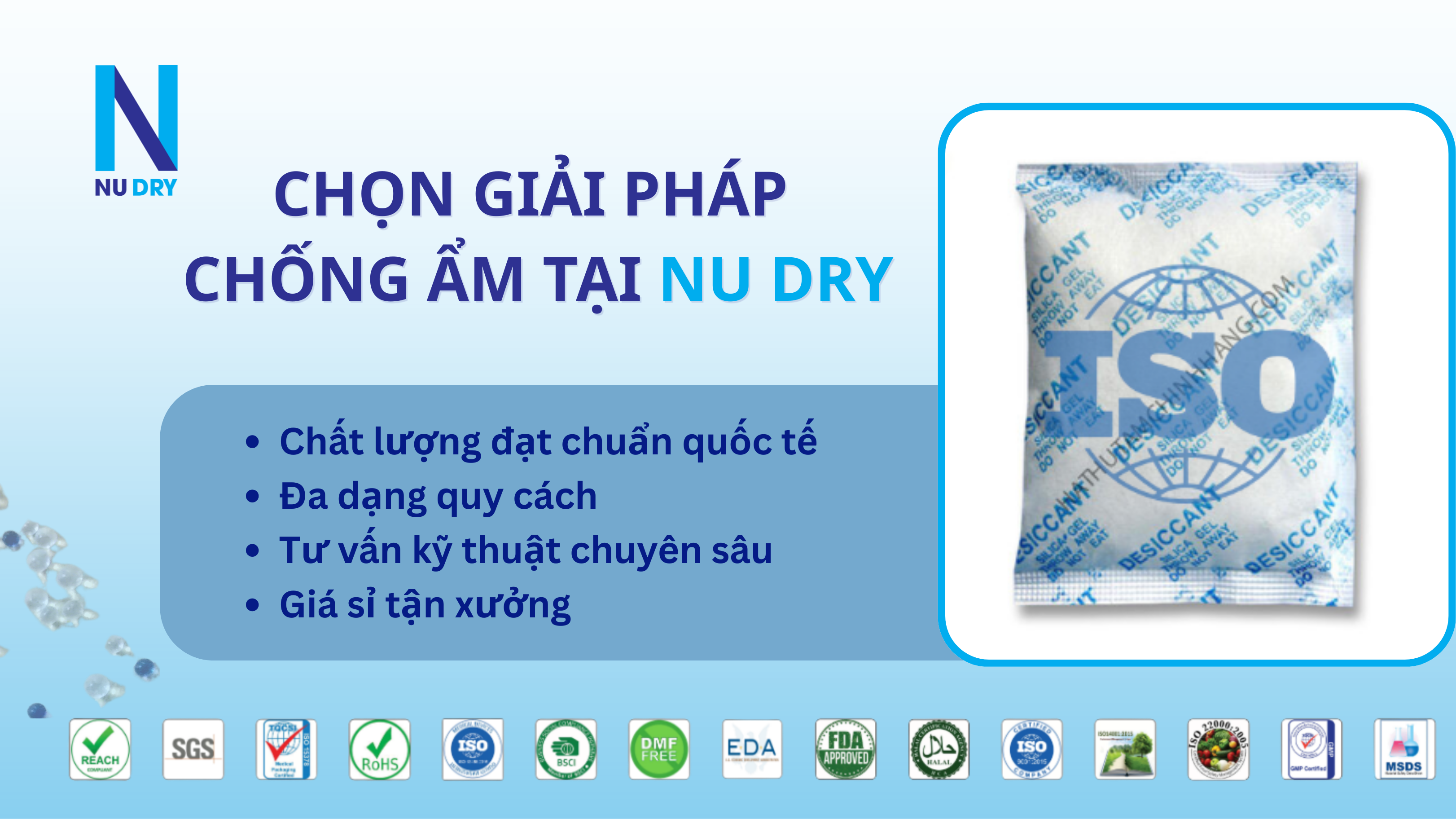 Chọn giải pháp chống ẩm tại Nu Dry
