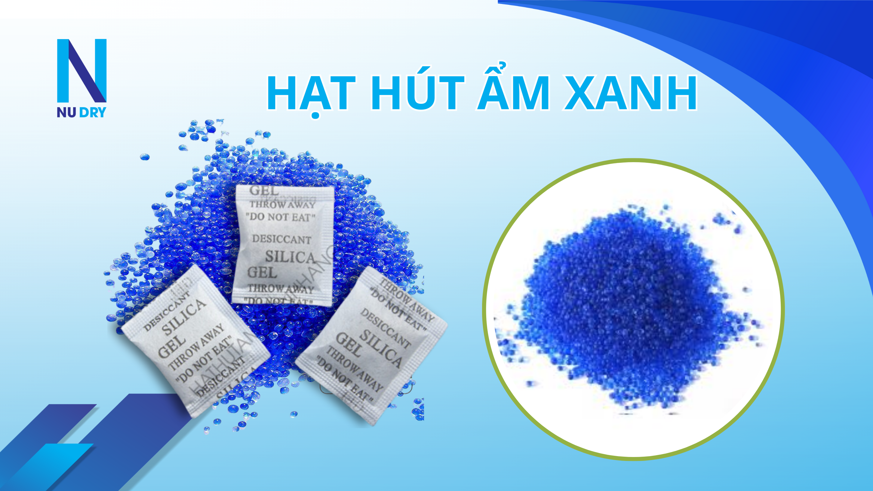 Hạt hút ẩm xanh 