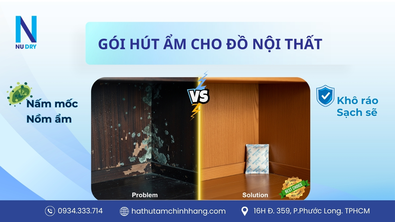 Gói hút ẩm cho đồ gỗ nội thất