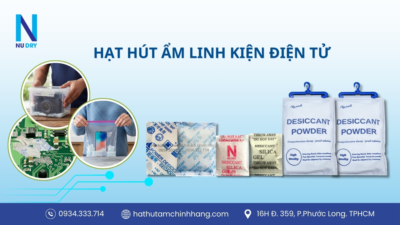 Hạt hút ẩm linh kiện điện tử 