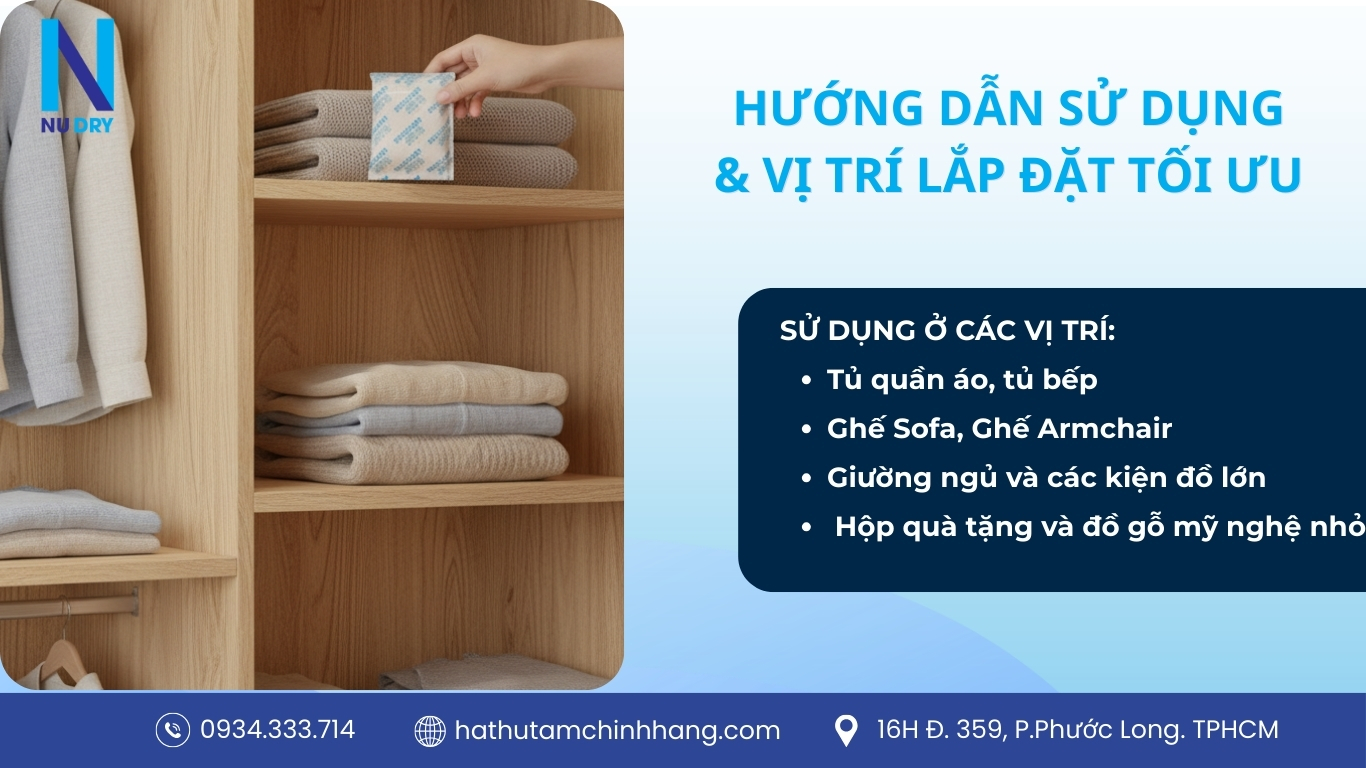 Hướng dẫn sử dụng vị trí lắp đặt tối ưu