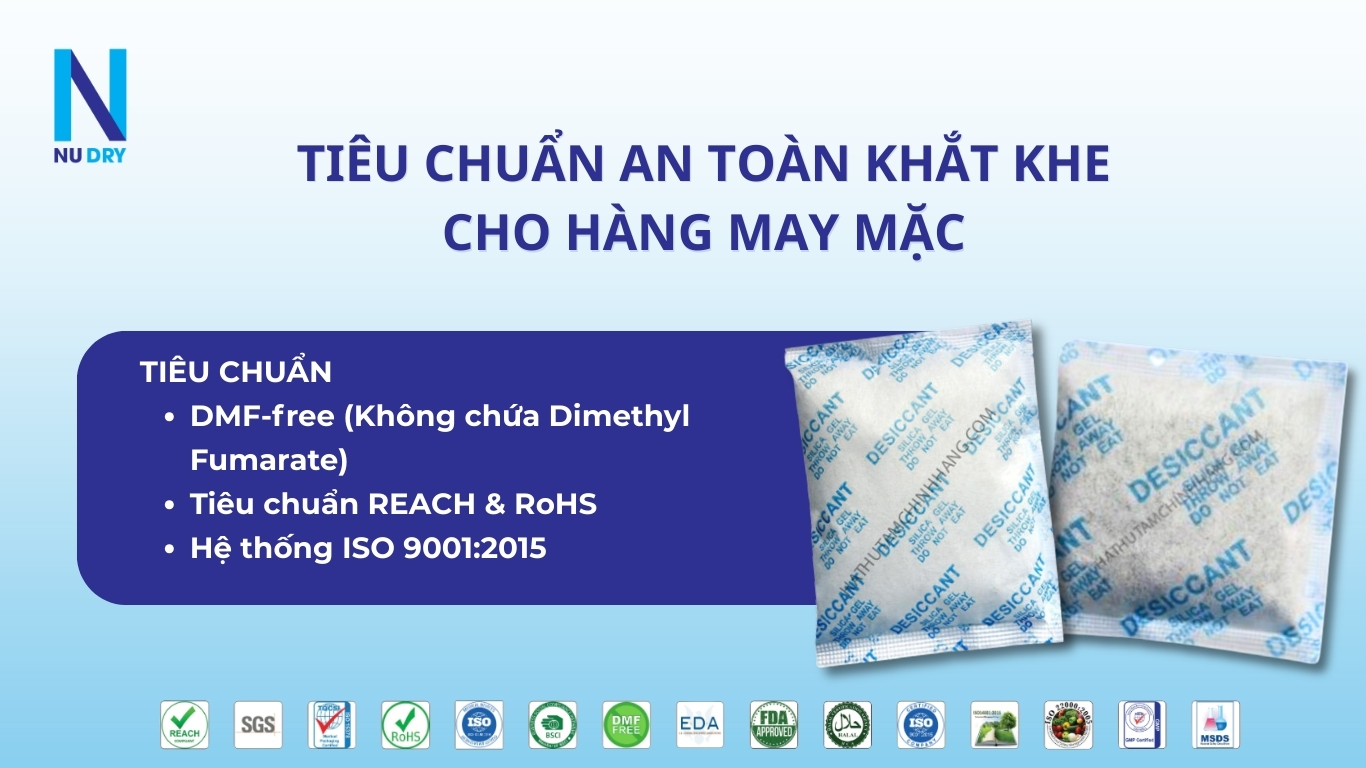 Tiêu chuẩn an toàn khắt khe cho hàng may mặc 