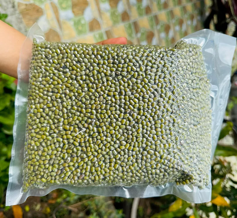 Hút chân không đạu xanh