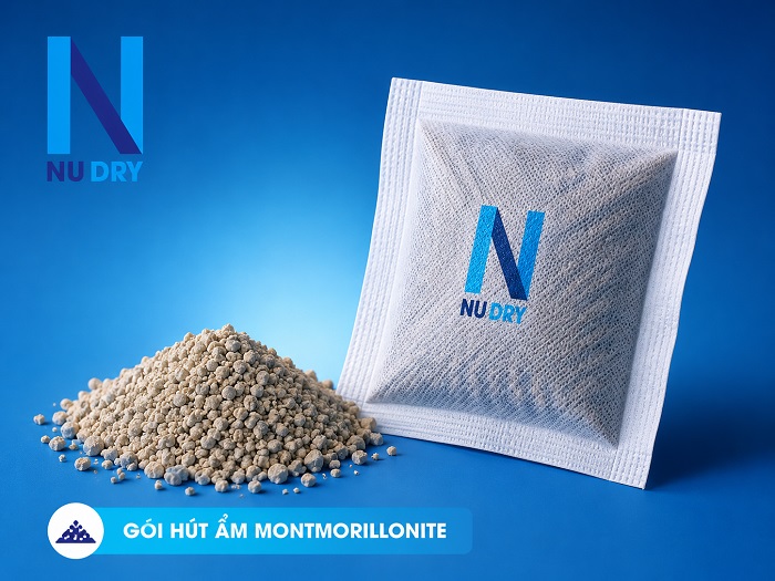Gói hút ẩm Montmorillonite Gói hút ẩm Montmorillonite