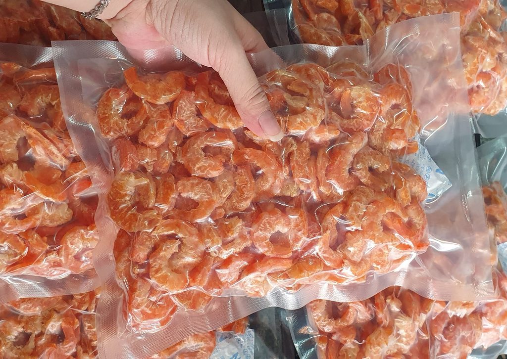 Bao quan tom kho Bảo quản tôm khô